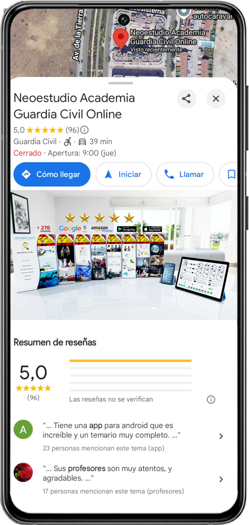1- Captura de Google Maps 2025